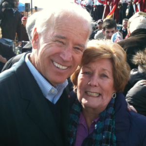 President Joe Biden with Mary Pat Flynn
