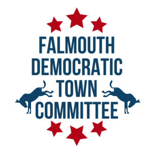 Falmouth Democratic Town Committee Donkey and star image